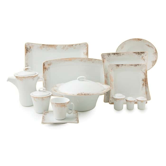 سرویس 97 پارچه وینچی چینی زرین گل آرایی کلودیا