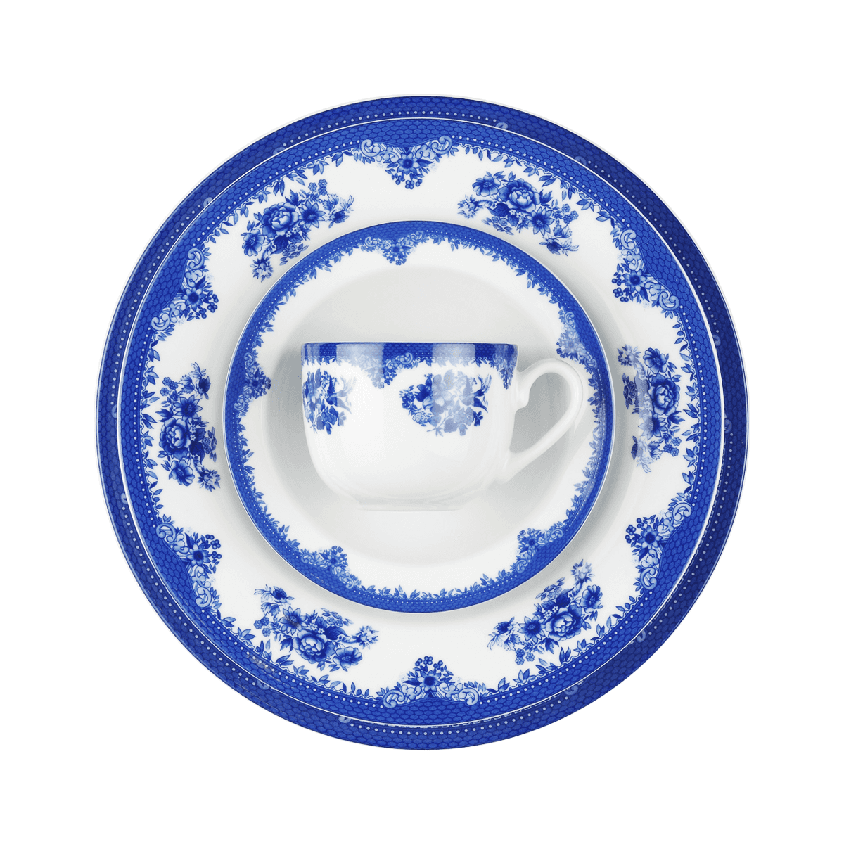 سرویس 28 پارچه ایتالیا اف چینی زرین طرح فلورانس