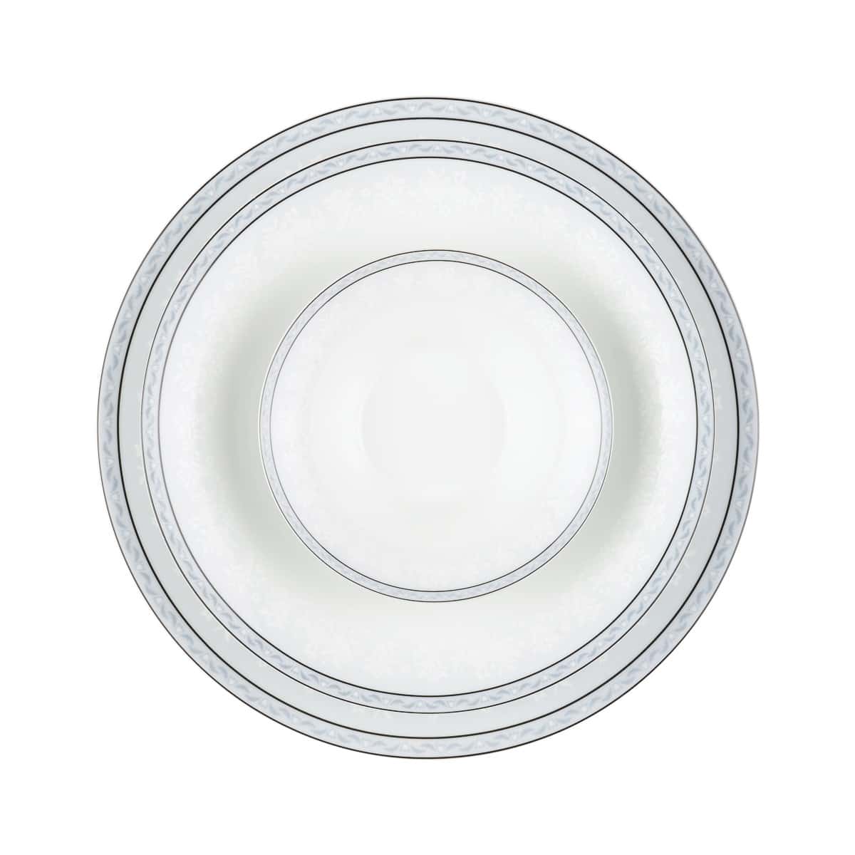 سرویس چینی 35 پارچه شهرزاد وایت رز 6 نفره چینی زرین