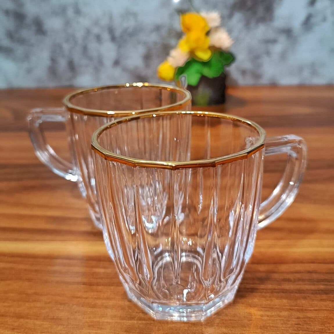 فنجان دیاموند لب طلا بلینک مکس thumbnail 1