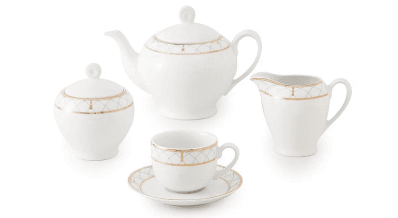 سرویس غذاخوری 102 پارچه چینی زرین ایران سری ایتالیا اف مدل رومانا درجه عالی thumbnail 5