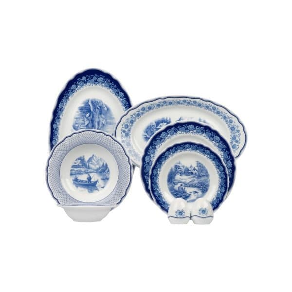 سرویس 28 پارچه 6 نفره طرح سن پترزبورگ thumbnail 1