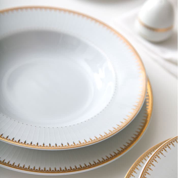 سرویس غذاخوری 28 پارچه چینی زرین ایران مدل ایتالیا اف سپیدار thumbnail 3