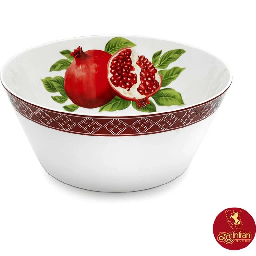 سرویس انارخوری یلدا چینی زرین فرم اس 7 پارچه thumbnail 2