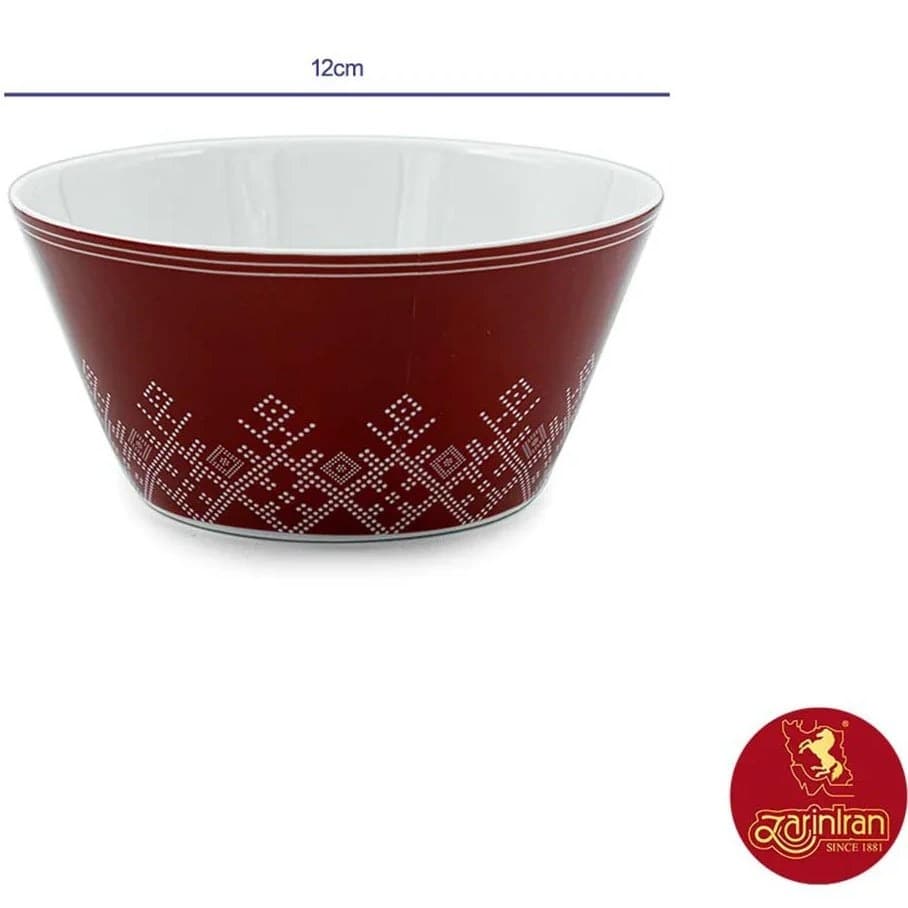 سرویس انارخوری یلدا چینی زرین فرم اس 7 پارچه thumbnail 4