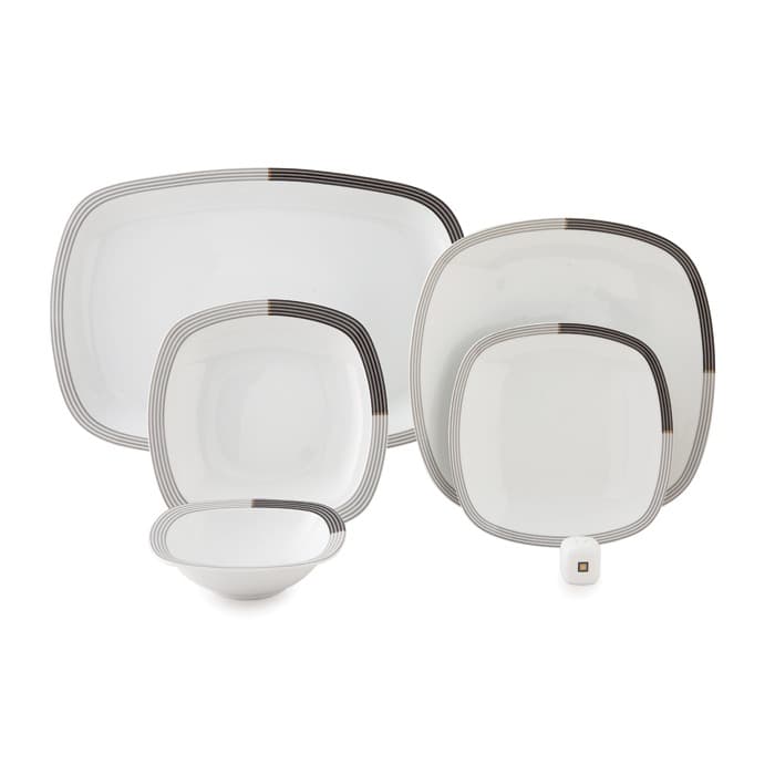 سرویس 27 پارچه کواترو چینی زرین طرح وگاس