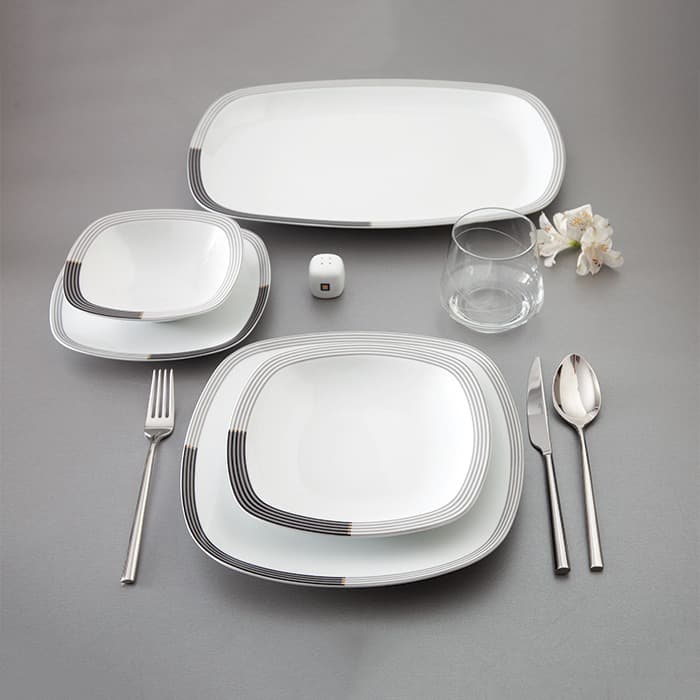 سرویس 27 پارچه کواترو چینی زرین طرح وگاس thumbnail 3