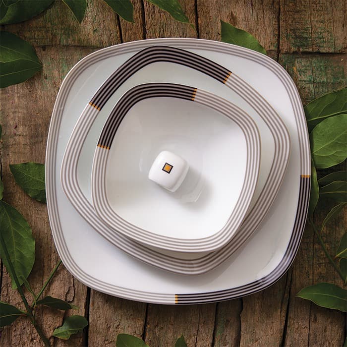 سرویس 27 پارچه کواترو چینی زرین طرح وگاس thumbnail 1