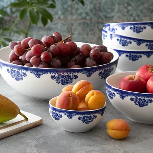 سرویس 13 پارچه پیاله و کاسه چینی زرین درجه عالی فلورانس thumbnail 1