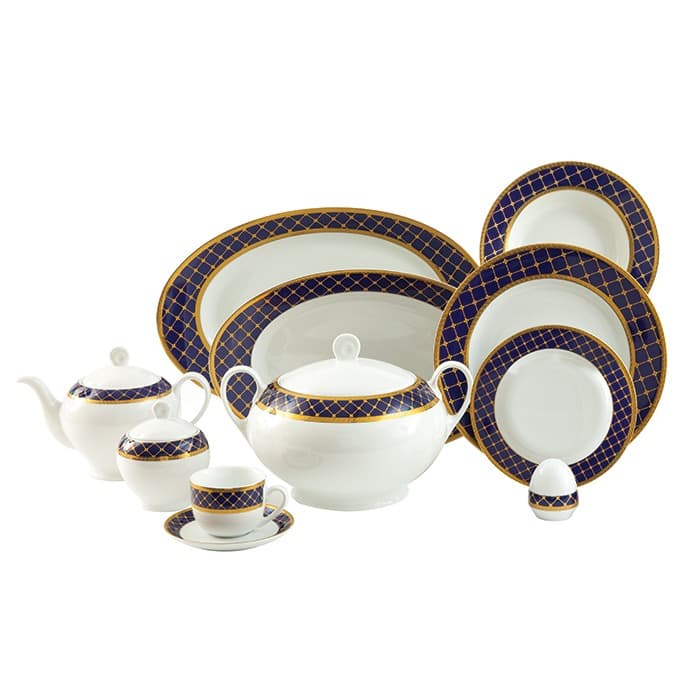 سرویس 102 پارچه چینی زرین ایتالیا اف طرح هلیا درجه عالی thumbnail 5