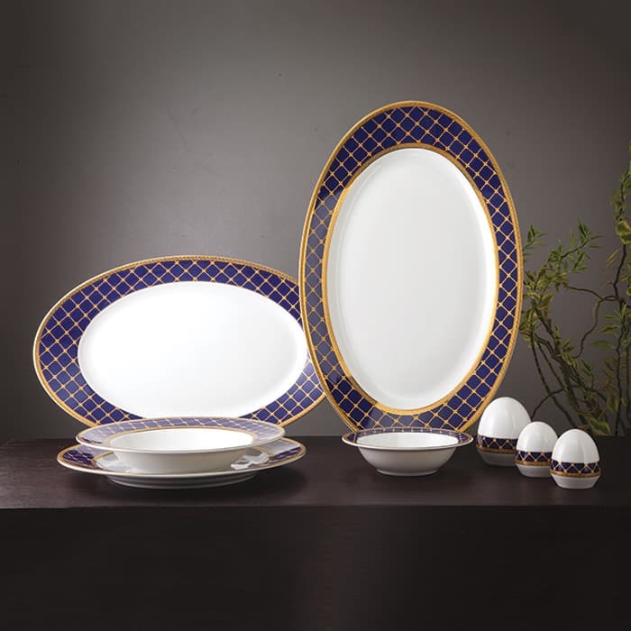 سرویس 102 پارچه چینی زرین ایتالیا اف طرح هلیا درجه عالی thumbnail 4