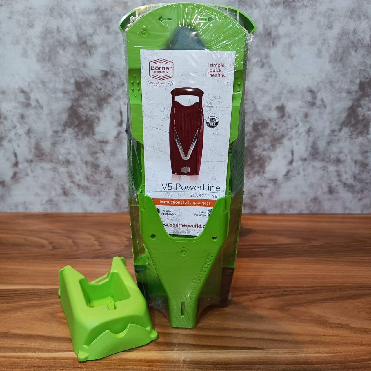 رنده برنر اصل آلمان مدل V5 رنگ سبز thumbnail 2