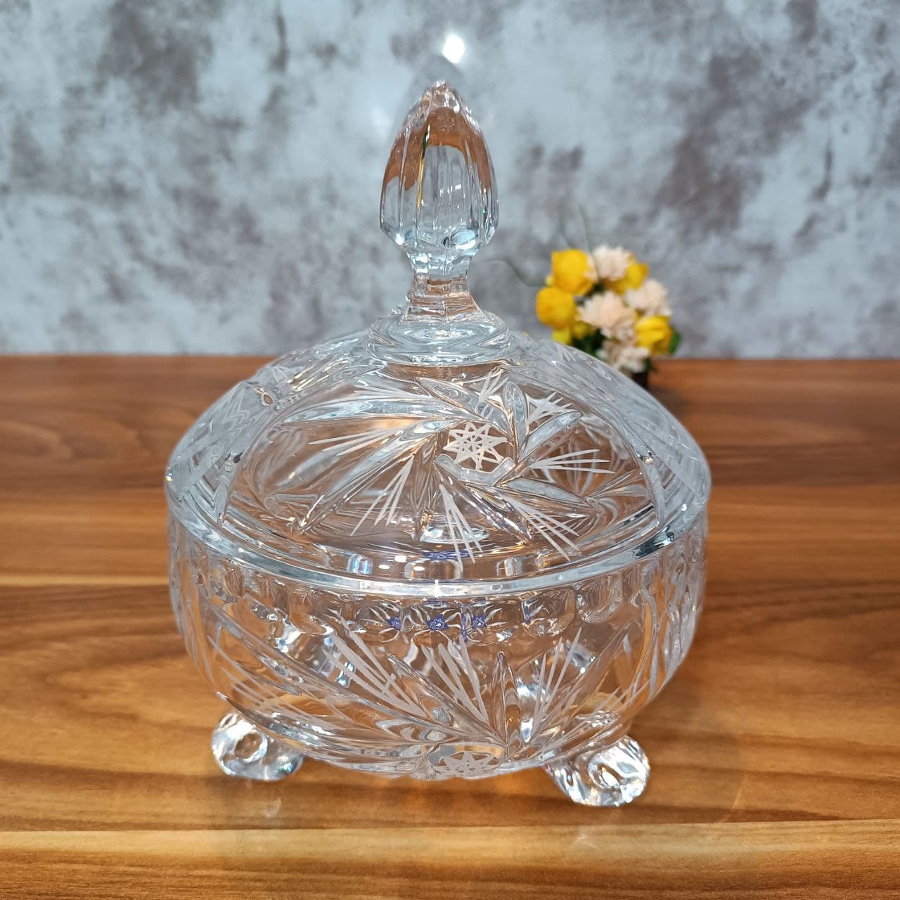 شکلات خوری 3 پایه خورشیدی (پریما) تراش دار thumbnail 1