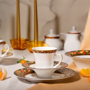 سرویس 108 پارچه والندورفر آرایه شهرزاد طرح سیمرغ چینی زرین thumbnail 2