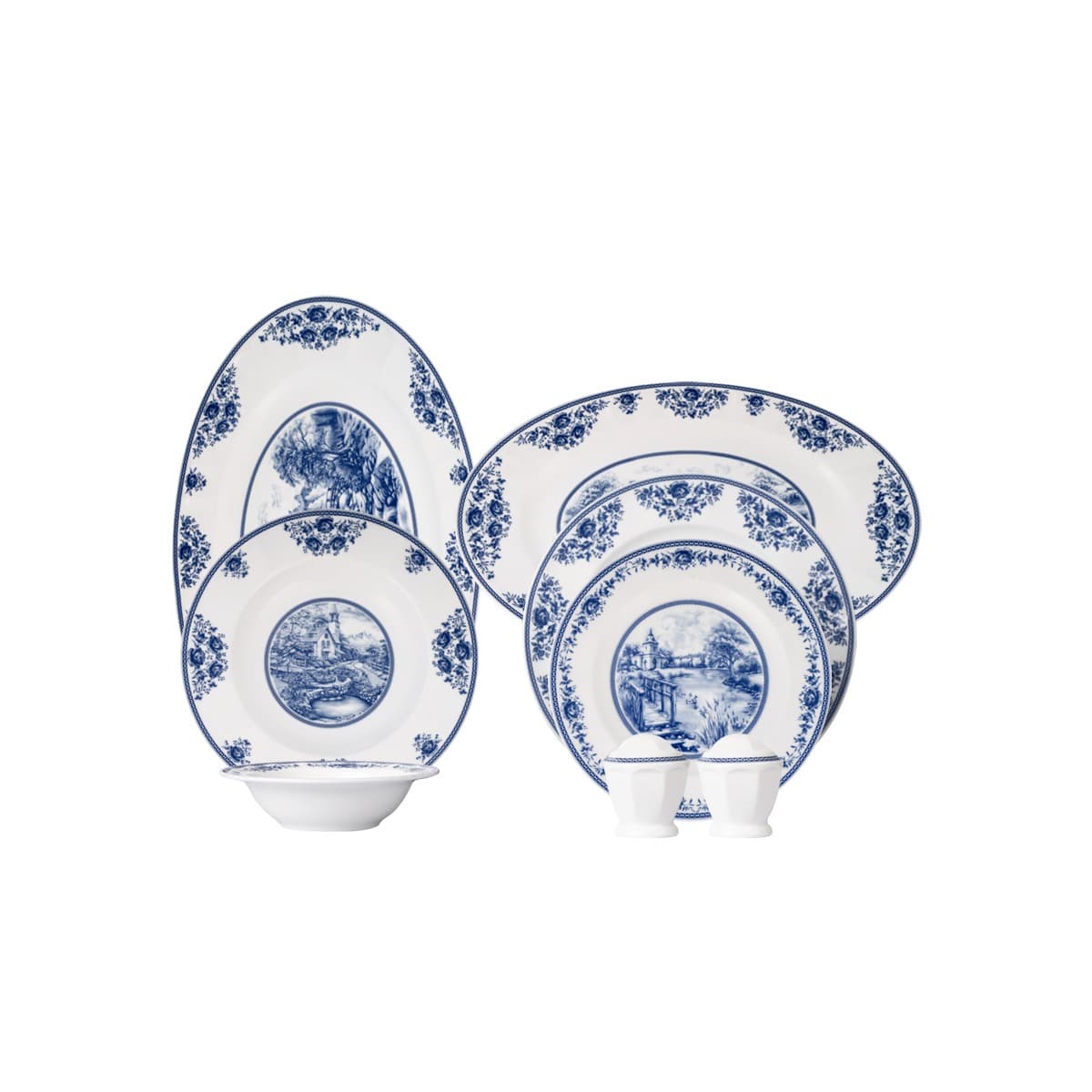 سرویس 29 پارچه فلورنتیو چینی زرین 6 نفره پیکره نئوکلاسیک thumbnail 2