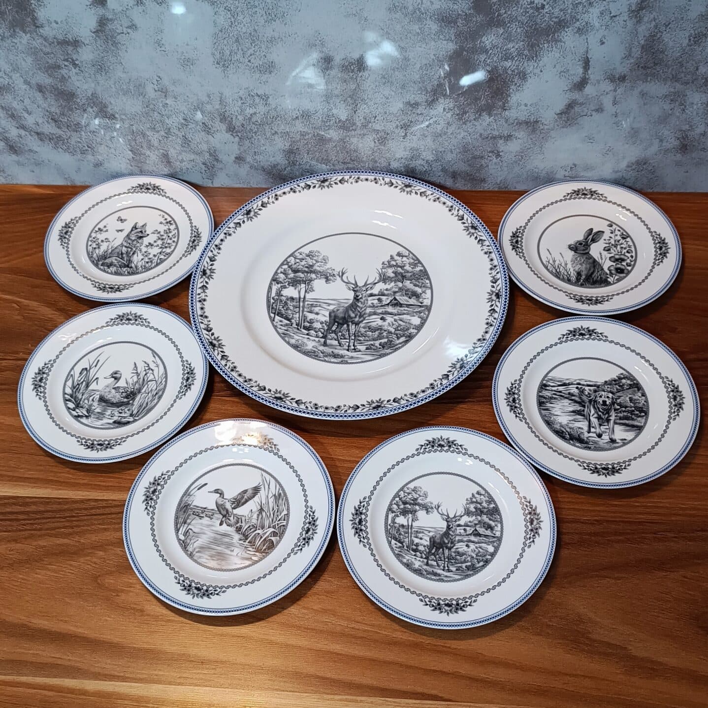 سرویس 7 پارچه الکس اسکار چینی زرین درجه عالی