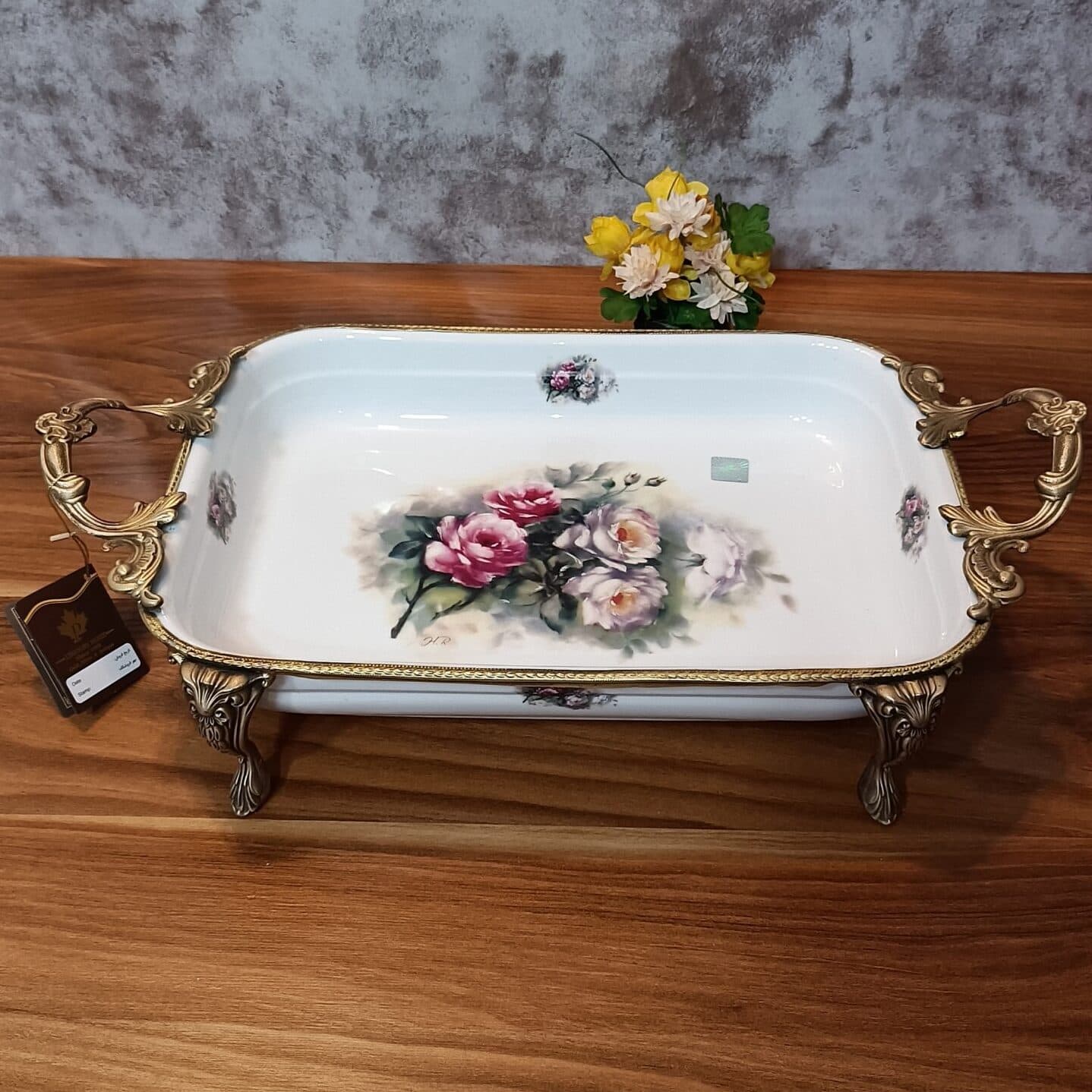 لازانیا خوری آنتیک بزرگ پانیذ کد 117