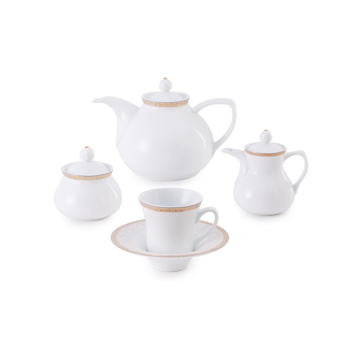 سرویس چینی 108 پارچه شهرزاد رومینا طلایی 12 نفره چینی زرین thumbnail 3