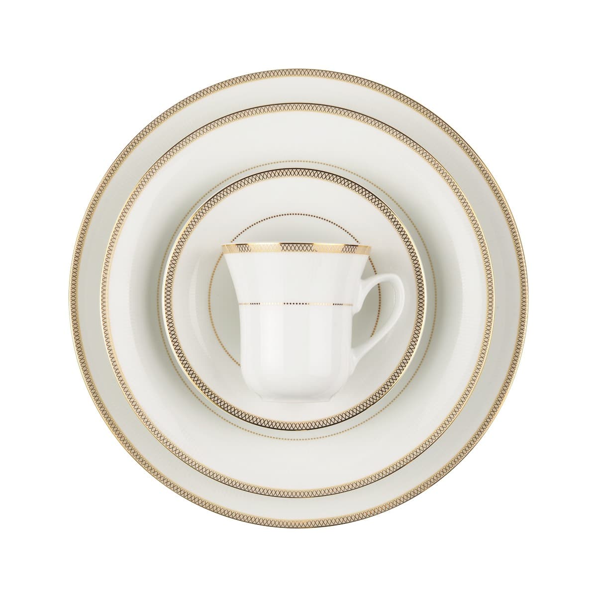 سرویس چینی 108 پارچه شهرزاد سپینود 12 نفره چینی زرین