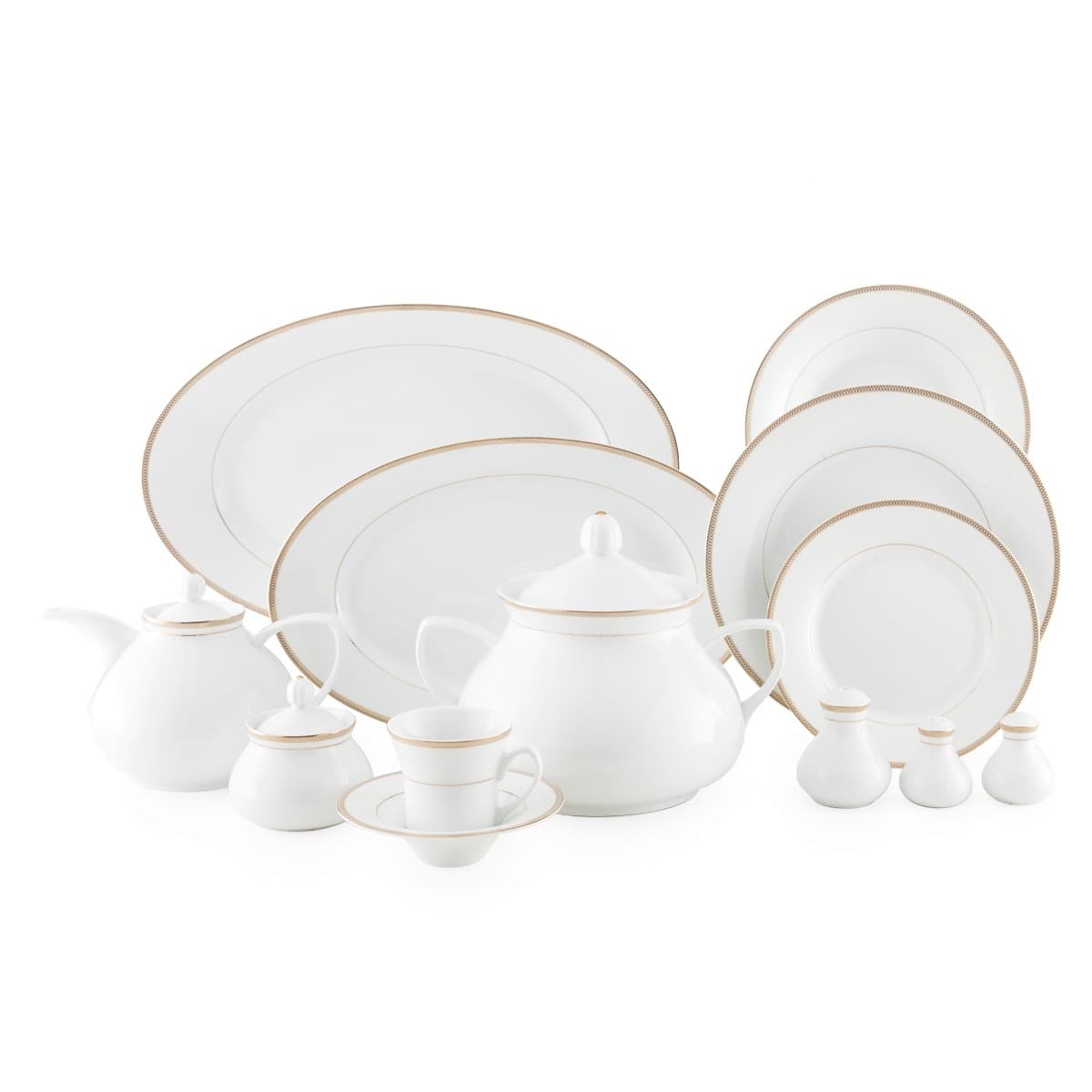 سرویس چینی 108 پارچه شهرزاد سپینود 12 نفره چینی زرین thumbnail 2