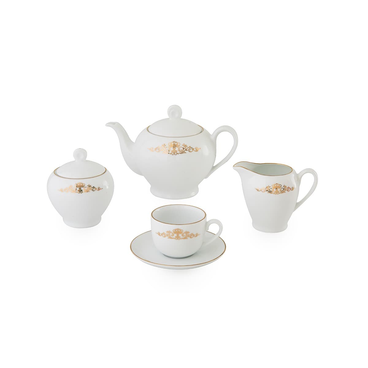 سرویس چینی 102 پارچه ایتالیا کوئین طلایی 12 نفره چینی زرین thumbnail 2