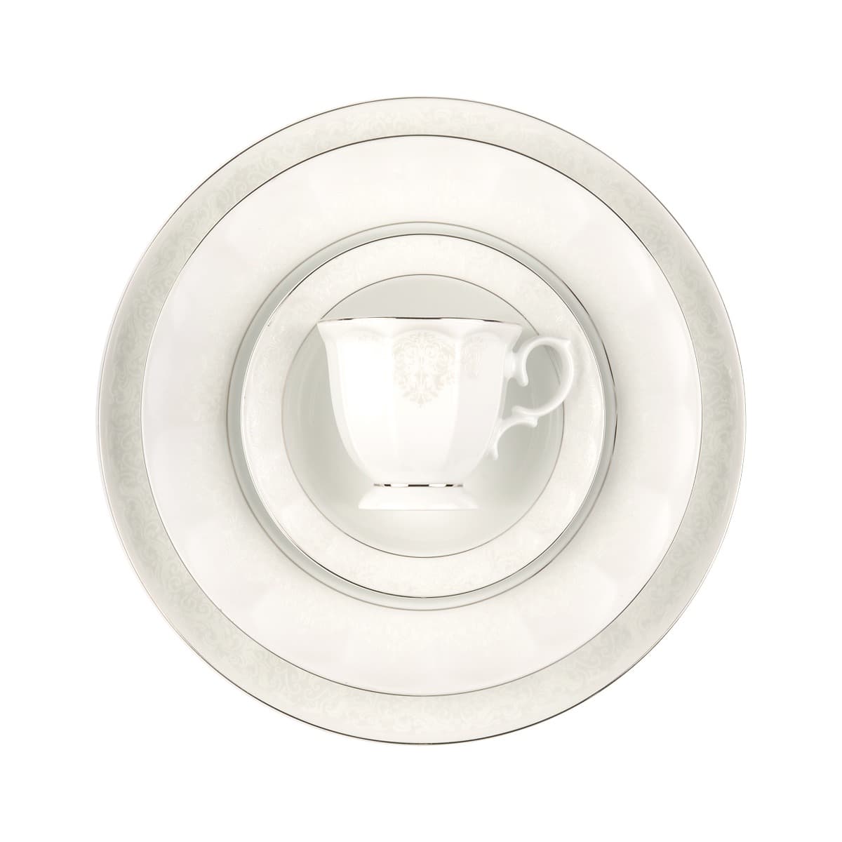 سرویس چینی 103 پارچه نئوکلاسیک دلسا 12 نفره چینی زرین