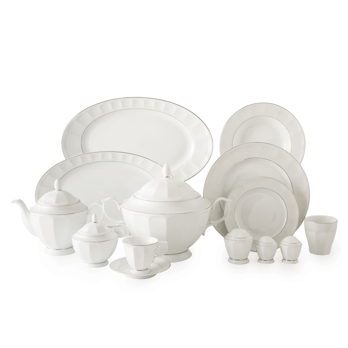 سرویس چینی 103 پارچه نئوکلاسیک دلسا 12 نفره چینی زرین thumbnail 2