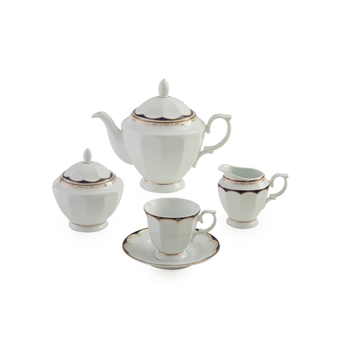 سرویس چینی 103 پارچه نئوکلاسیک النور 12 نفره چینی زرین thumbnail 4