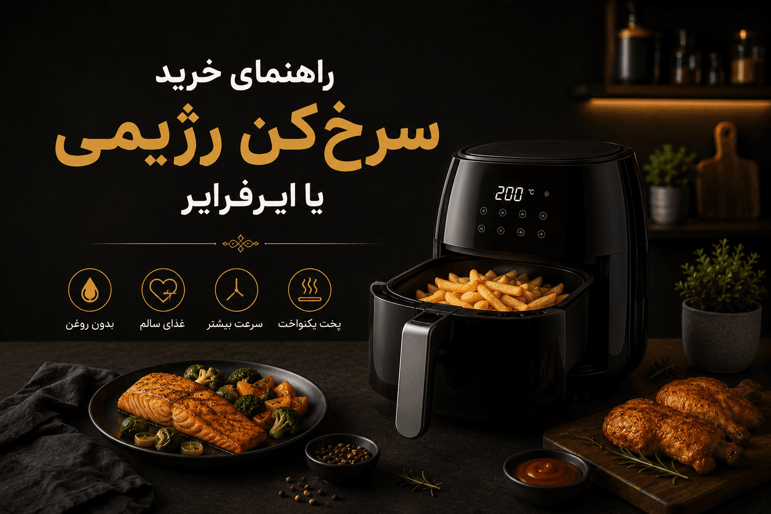 راهنمای خرید سرخکن رژیمی یا ایرفرایر؛ بررسی مزایا و معایب و انواع مدلها