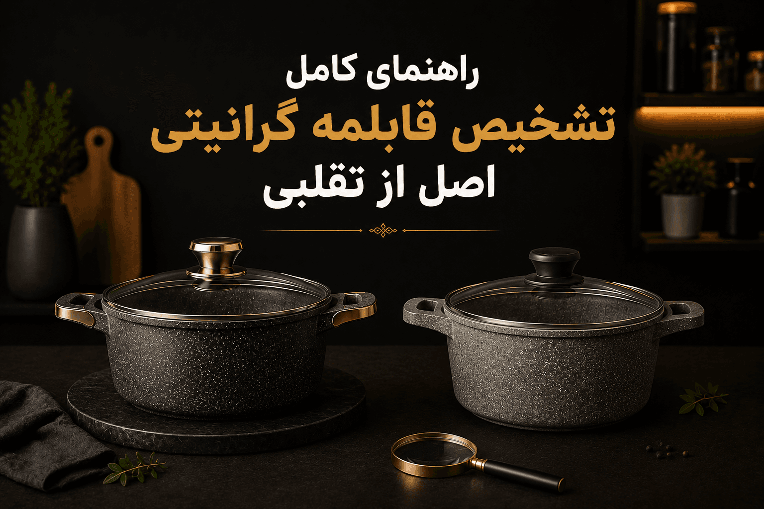 راهنمای کامل تشخیص قابلمه گرانیتی اصل از تقلبی