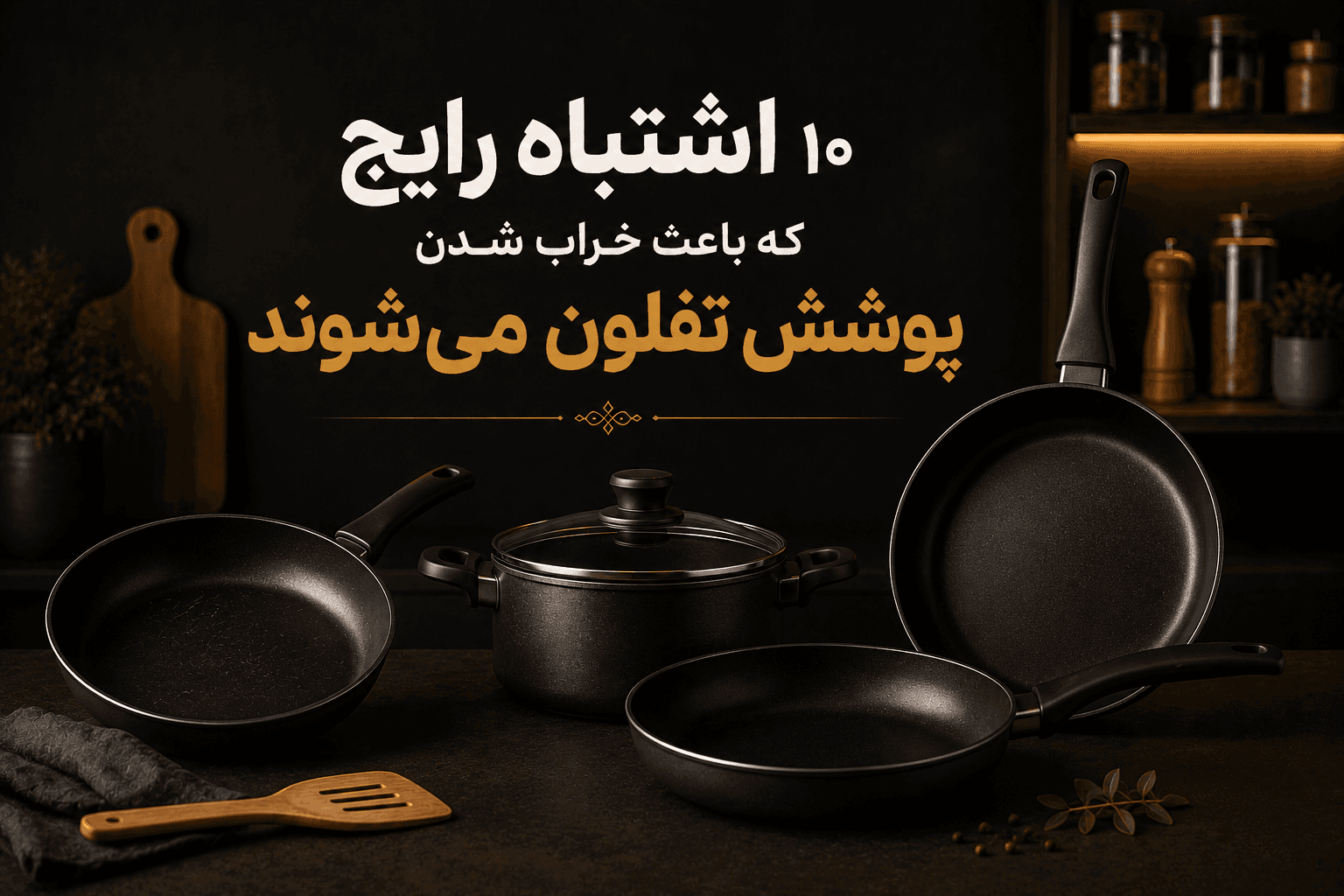 ۱۰ اشتباه رایج که باعث خراب شدن پوشش تفلون میشوند